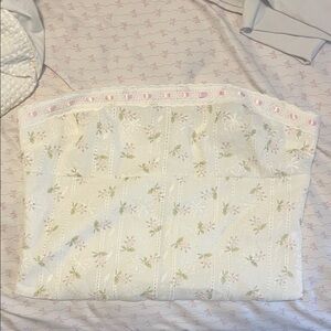 Altar'd State Cream and Pink Floral Bedding